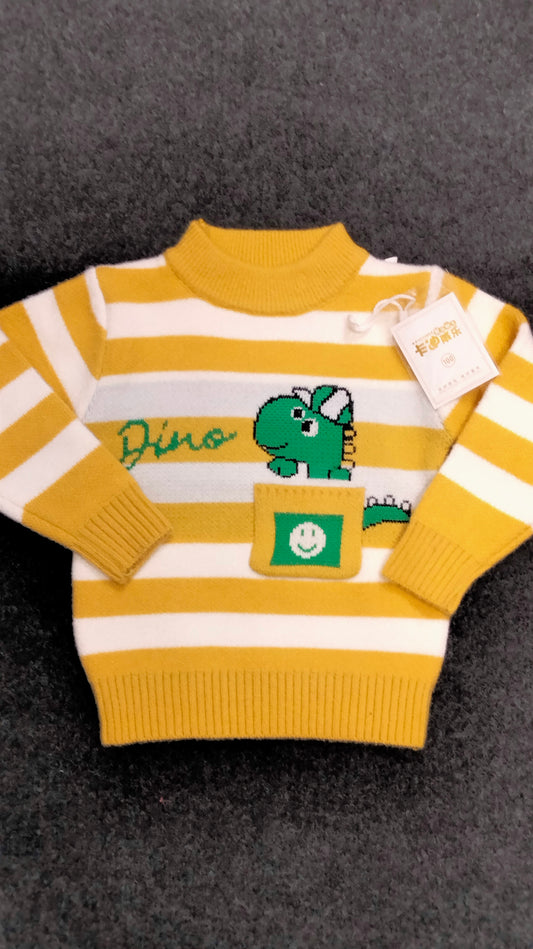 Dino rabbit wool sweater