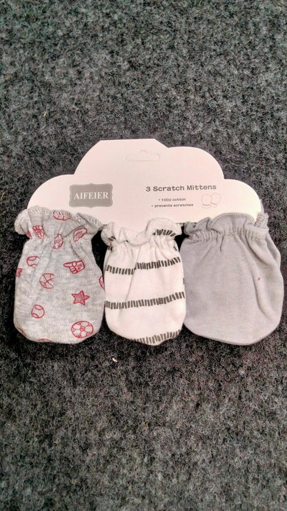 Mittens pack of 3