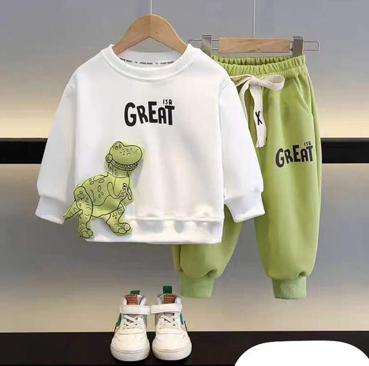 2 pc Dino suit